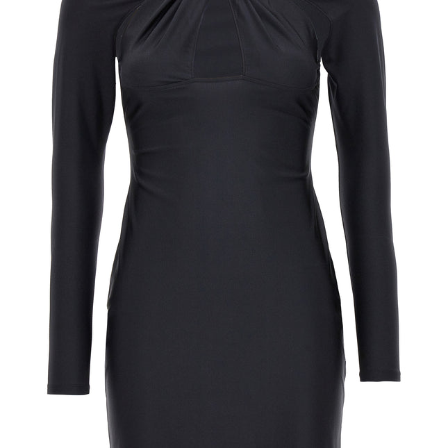Coperni Black Polyamide Short Dress