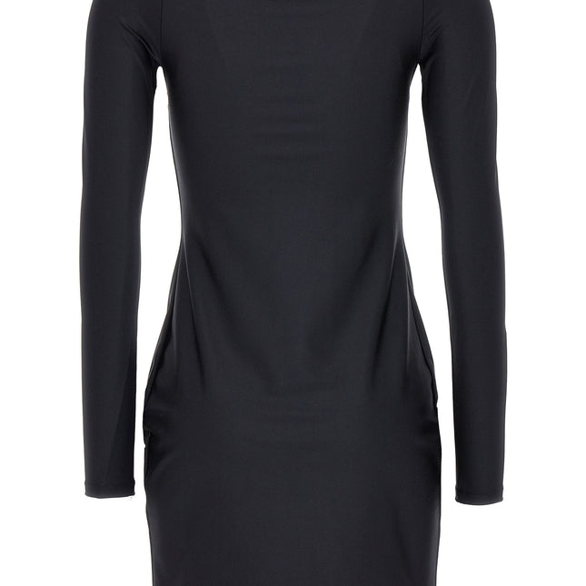 Coperni Black Polyamide Short Dress