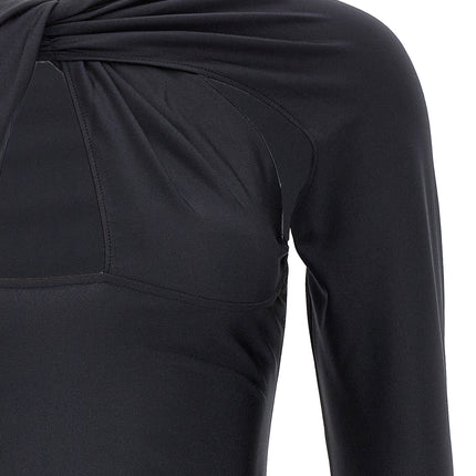 Coperni Black Polyamide Short Dress