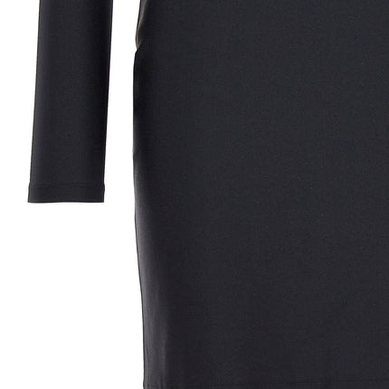 Coperni Black Polyamide Short Dress