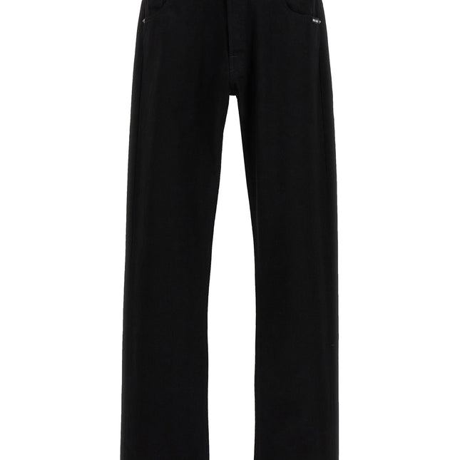 VTMNTS Black Cotton Straight-Leg Jeans