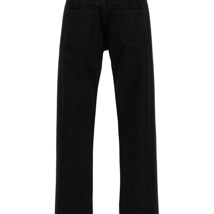 VTMNTS Black Cotton Straight-Leg Jeans