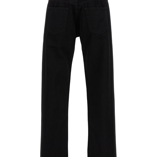 VTMNTS Black Cotton Straight-Leg Jeans