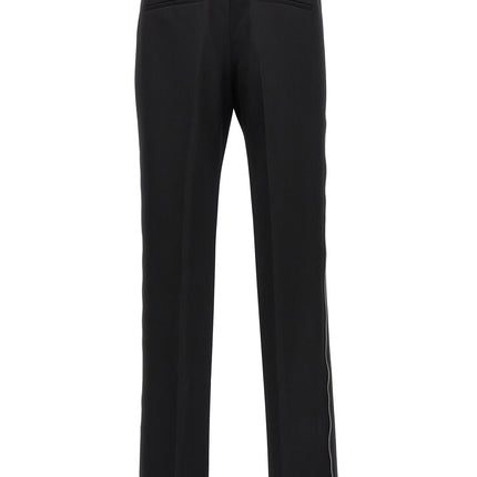 Off-White Black Virgin Wool Dress Pants