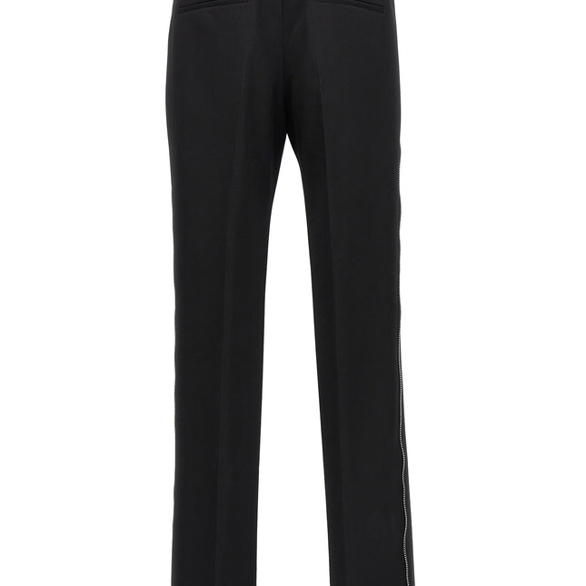 Off-White Black Virgin Wool Dress Pants