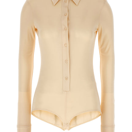 Sportmax Beige Viscose Bodysuit