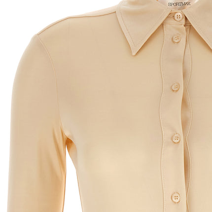 Sportmax Beige Viscose Bodysuit