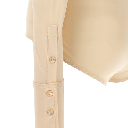 Sportmax Beige Viscose Bodysuit