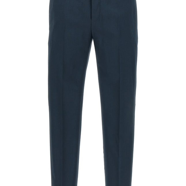 PT Torino Blue Virgin Wool Dress Pants