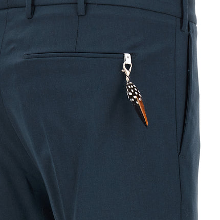 PT Torino Blue Virgin Wool Dress Pants
