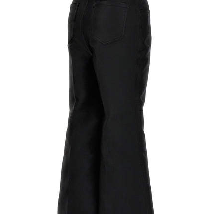 Giambattista Valli Black Polyester Flared Pants