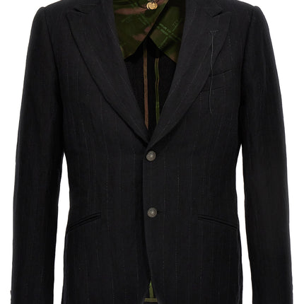 MAURIZIO MIRI Black Cotton Blazer