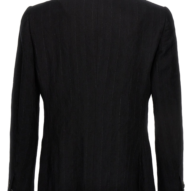 MAURIZIO MIRI Black Cotton Blazer