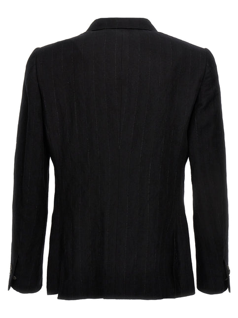 MAURIZIO MIRI Black Cotton Blazer