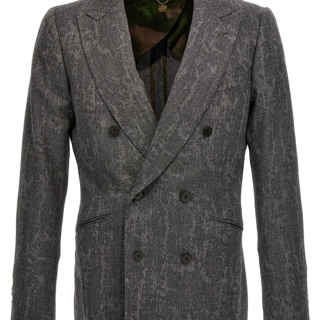 MAURIZIO MIRI Gray Wool Blazer