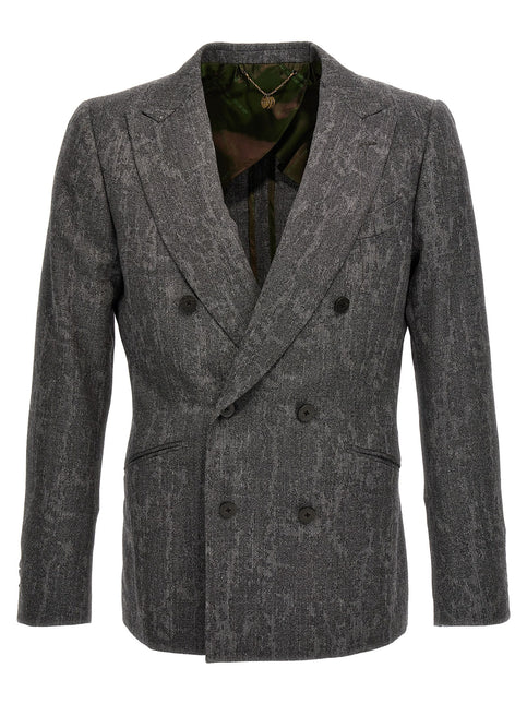MAURIZIO MIRI Gray Wool Blazer