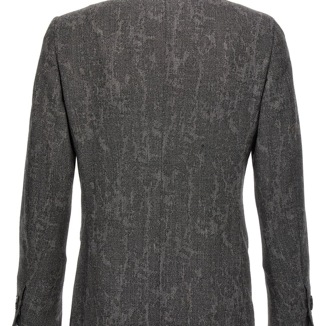 MAURIZIO MIRI Gray Wool Blazer