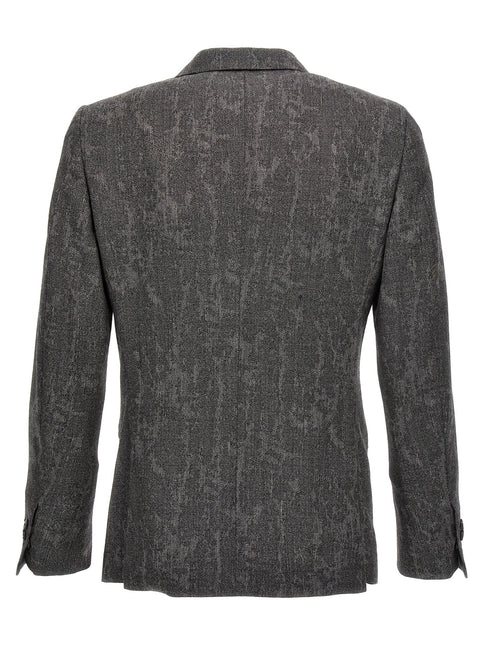 MAURIZIO MIRI Gray Wool Blazer