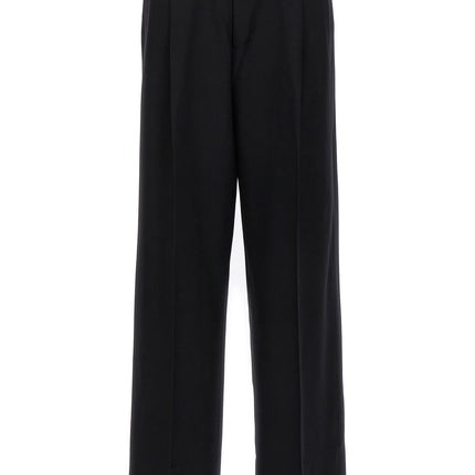 CELLAR DOOR Black Virgin Wool Dress Pants