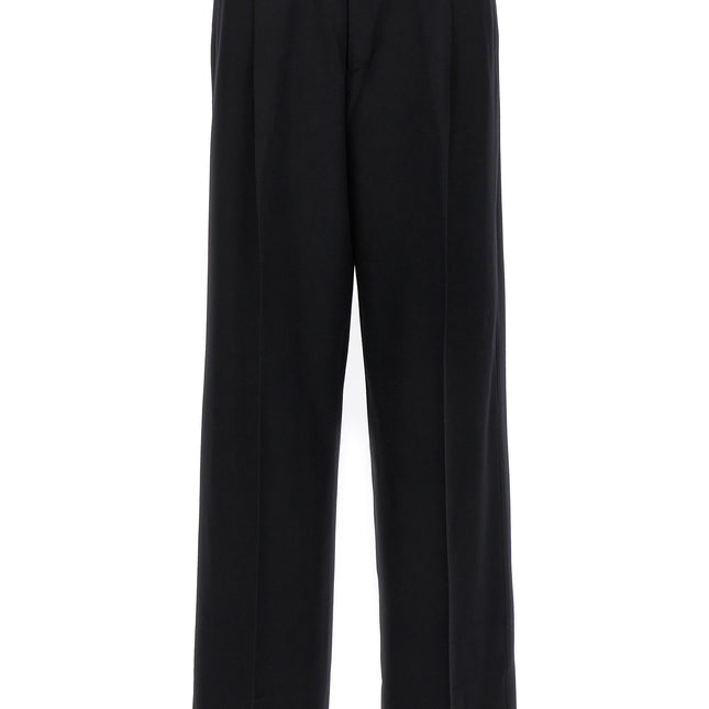 CELLAR DOOR Black Virgin Wool Dress Pants