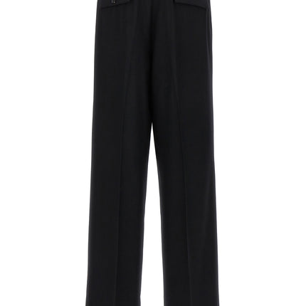 CELLAR DOOR Black Virgin Wool Dress Pants