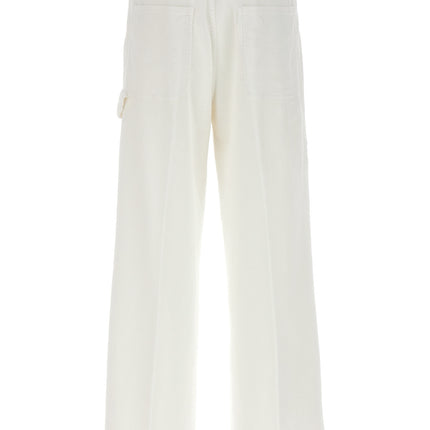 CELLAR DOOR White Cotton Casual Pants