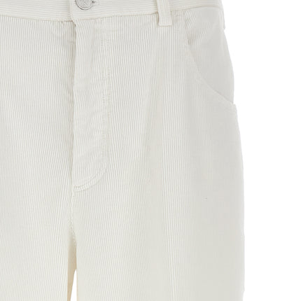 CELLAR DOOR White Cotton Casual Pants