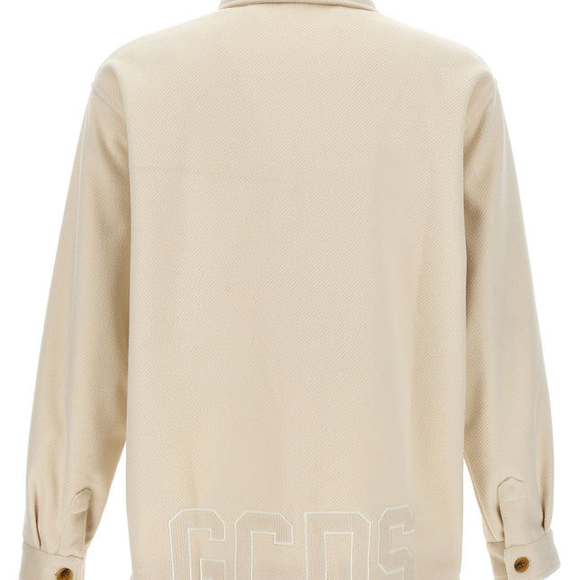 GCDS White Polyester Jacket