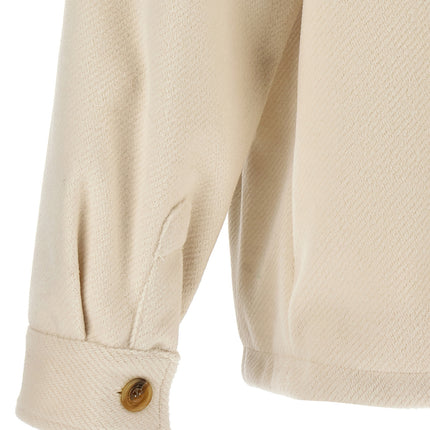 GCDS White Polyester Jacket