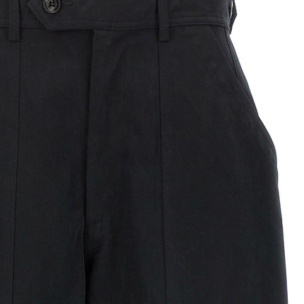 CELLAR DOOR Black Cotton Casual Pants