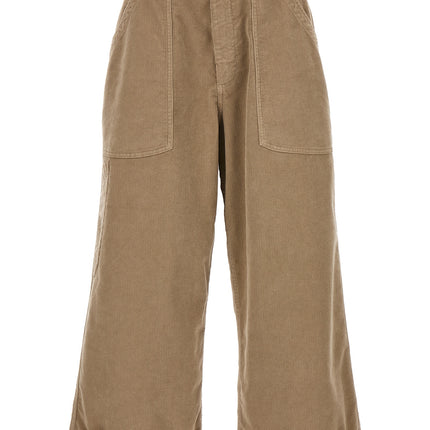 CELLAR DOOR Beige Cotton Casual Pants