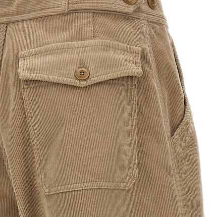 CELLAR DOOR Beige Cotton Casual Pants