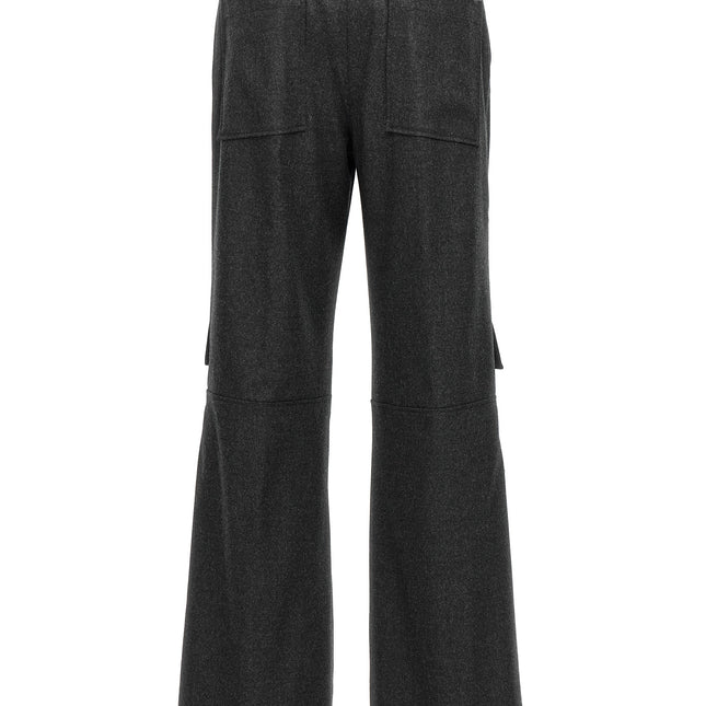 P.A.R.O.S.H. Gray Virgin Wool Cargo Pants