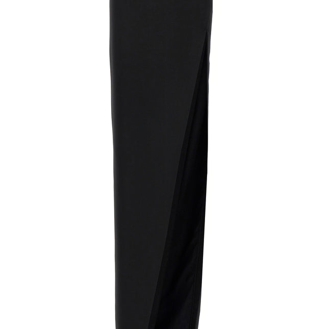 Ann Demeulemeester Black Lamb Leather Mini Skirt