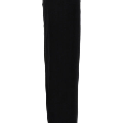 Ann Demeulemeester Black Lamb Leather Mini Skirt