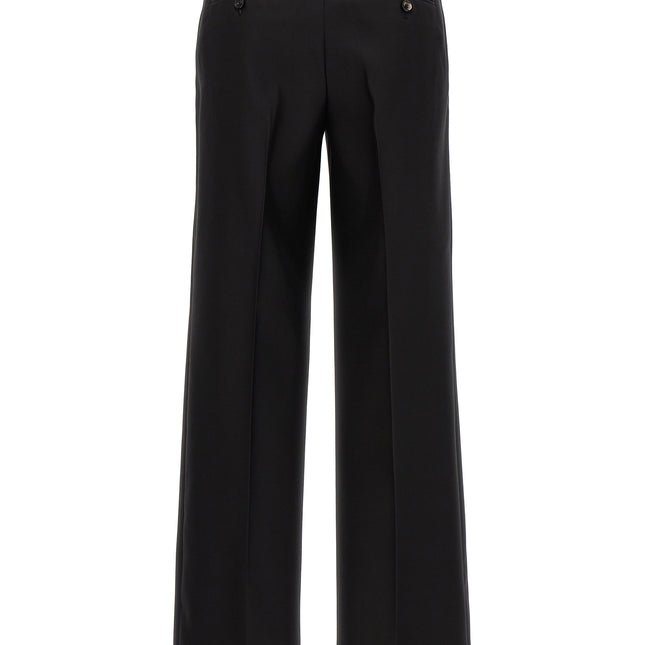 CELLAR DOOR Black Virgin Wool Dress Pants