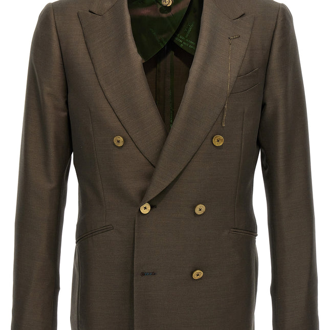 MAURIZIO MIRI Bicolor Wool Blazer