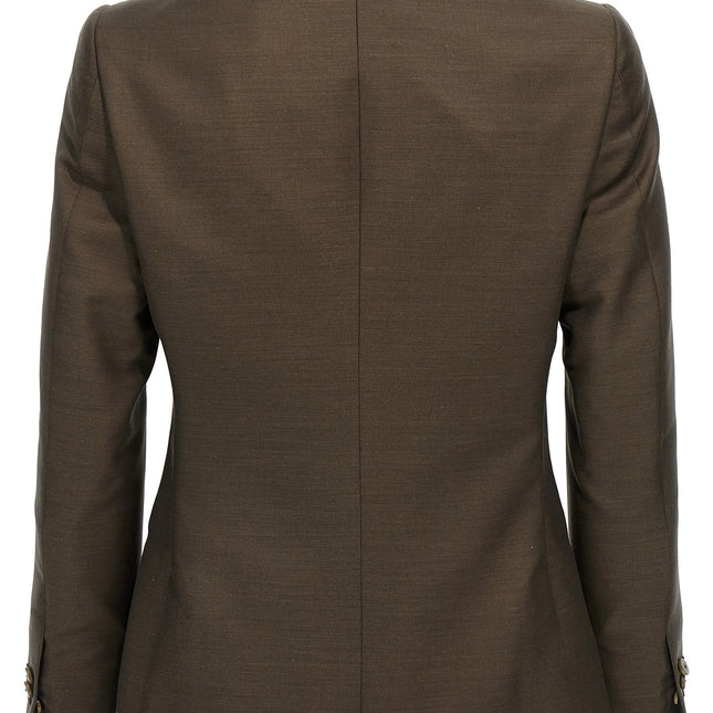MAURIZIO MIRI Bicolor Wool Blazer