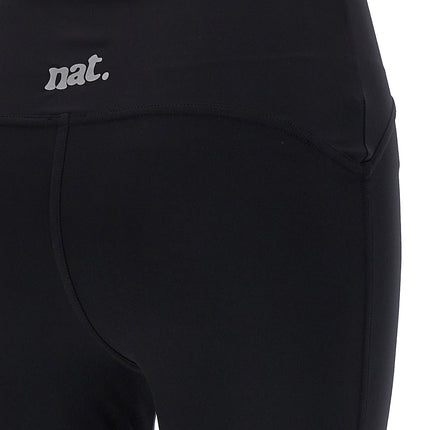 NOT AFTER TEN Black Polyamide Leggings