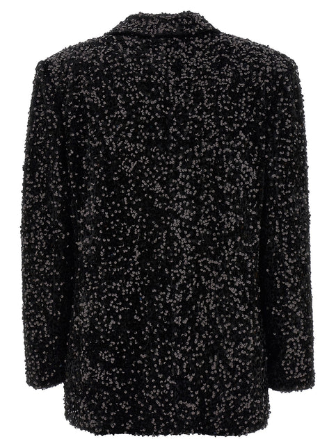 LE TWINS Black Polyester Blazer