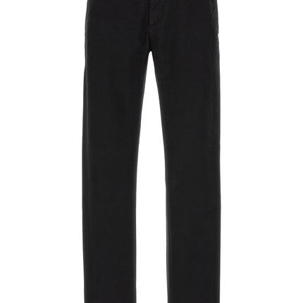 Department 5 Black Cotton Casual Pants