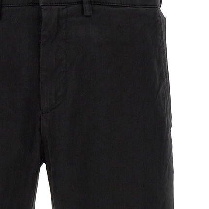 Department 5 Black Cotton Casual Pants