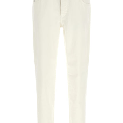 Brunello Cucinelli White Cotton Jeans Denim