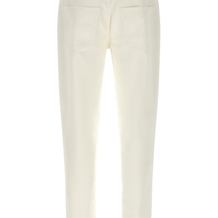 Brunello Cucinelli White Cotton Jeans Denim