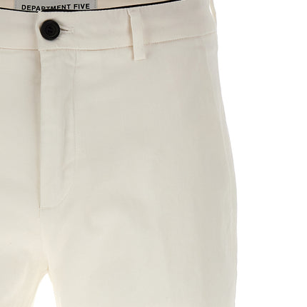 Department 5 White Cotton Pants