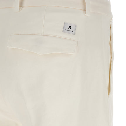 Department 5 White Cotton Pants