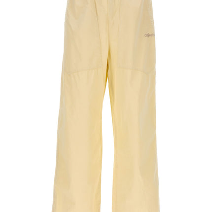 Objects IV Life White Cotton Casual Pants