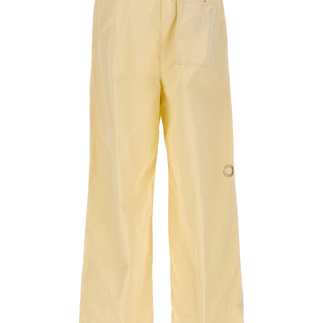 Objects IV Life White Cotton Casual Pants