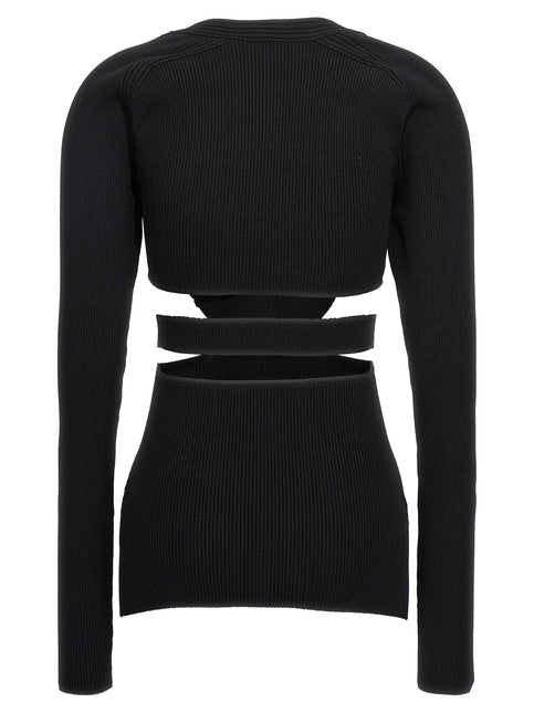 Nensi Dojaka Black Viscose Cardigan