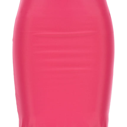 The Attico Fuchsia Polyamide Long Skirt